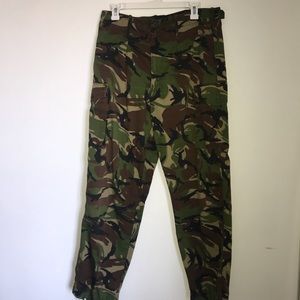 woodland camo lightweight cargo pants
